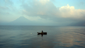 A fistherman over Atitlan